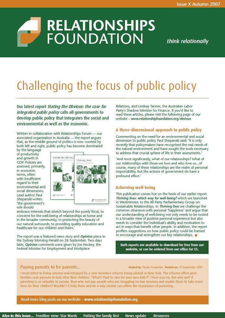 Newsletter Autumn 2007