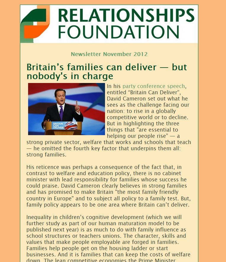 Newsletter November 2012