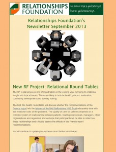 Newsletter September 2013
